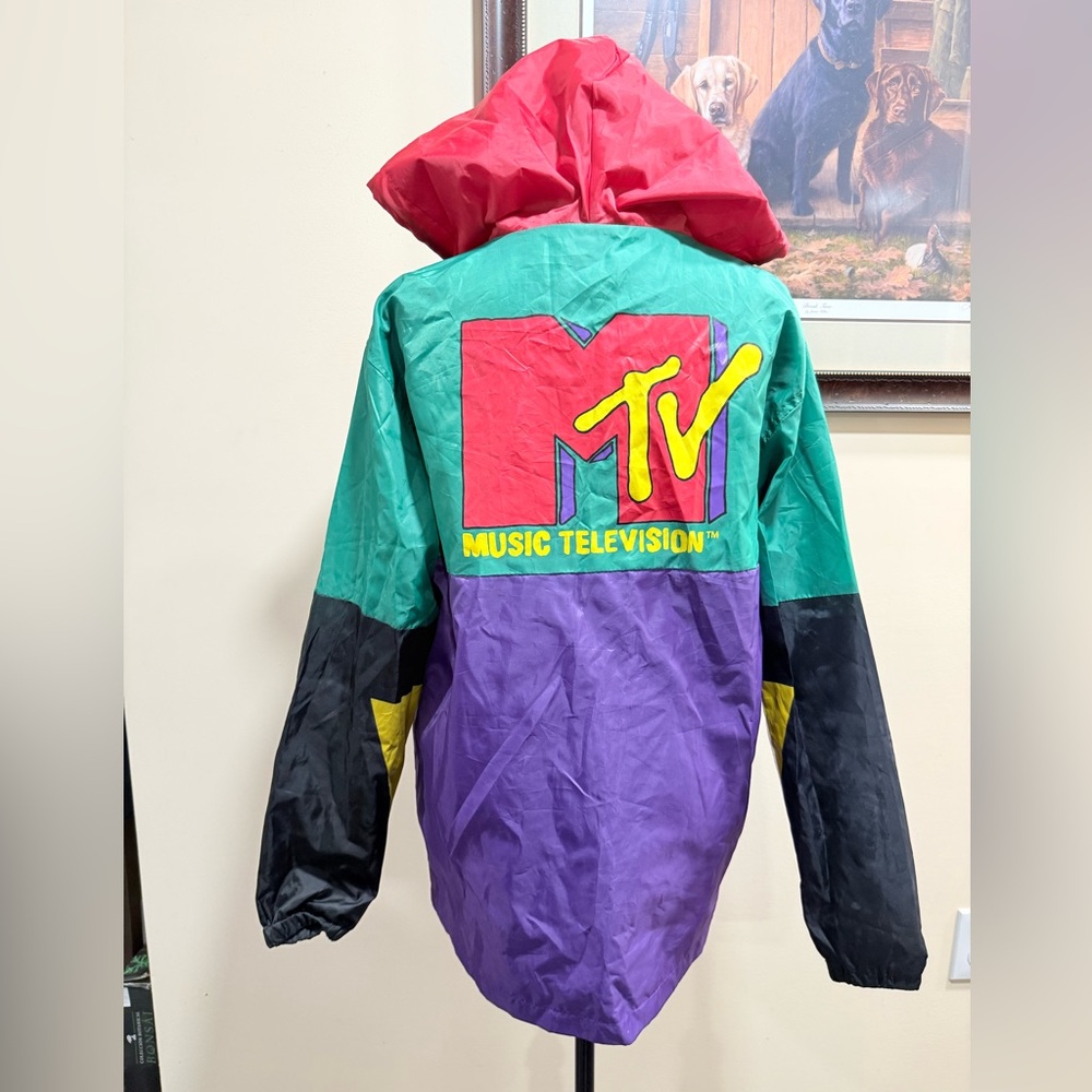 MTV Mens Colorblock Windbreaker - Picture 6 of 10